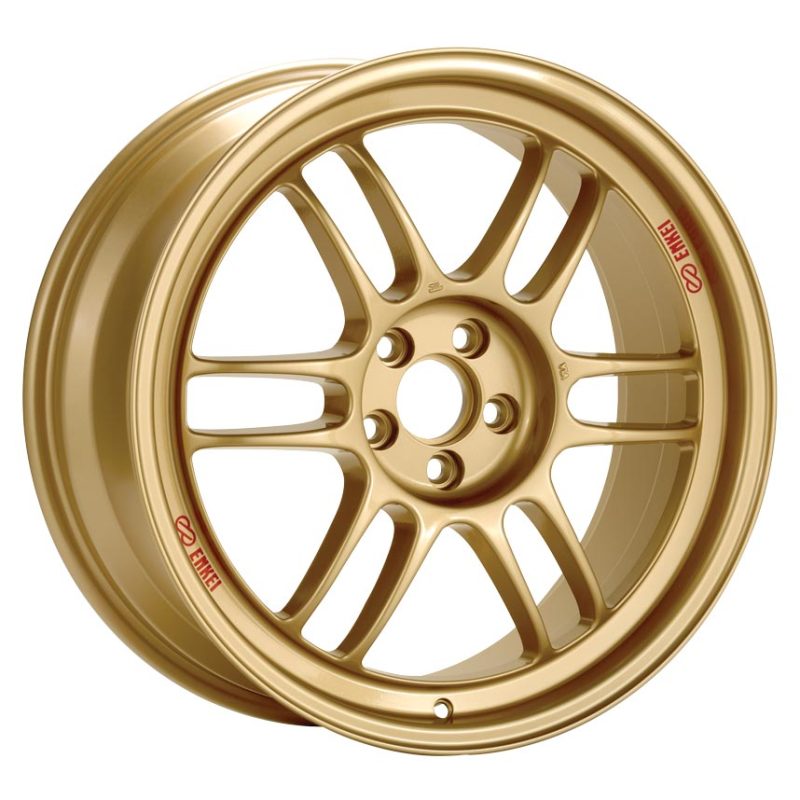 Enkei RPF1 17x9 5x114.3 35mm Offset 73mm Bore Gold Wheel ENK3797906535GG