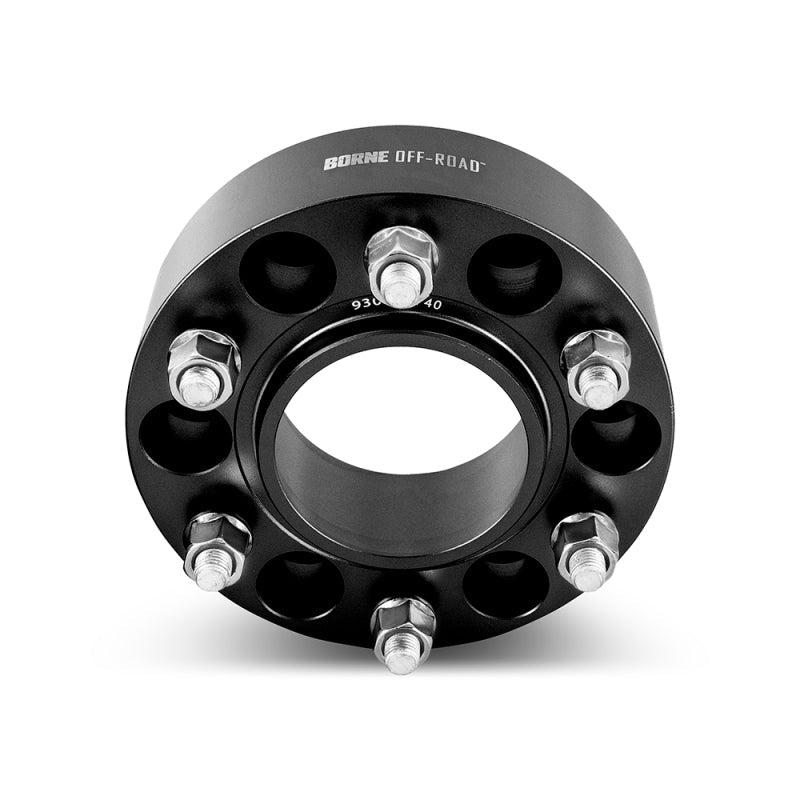 Borne Off-Road Wheel Spacers - 6x139.7 - 93.1 - 35mm - M12 - Black BRNBNWS-001-350BK
