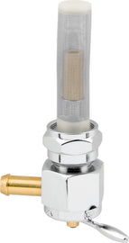 Bikers Choice Chrome Hex Petcock 22MM Left Outlet BKC489640