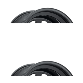 ITP Delta Steel 12x7 / 4x110 BP / 4+3 Offset Black Wheel ITP1222856014B