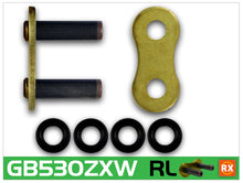 Load image into Gallery viewer, RK Chain GB530ZXW-RIVET - Gold RKCGB530ZXW-RL