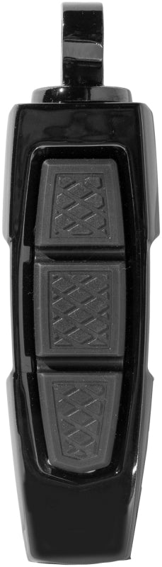 Kuryakyn Enygma Pegs With Adapter- Gloss Black KUR10030-2