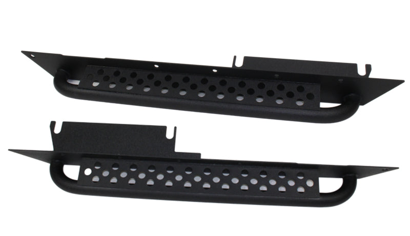 Fishbone Offroad 97-06 Jeep Wrangler TJ Steel Rock Slider - Black Textured Powdercoat FBOFB23028