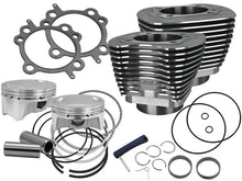 Load image into Gallery viewer, S&amp;S Cycle 07-17 BT Models 110in Sidewinder Big Bore Kit - Wrinkle Black SSC910-0651