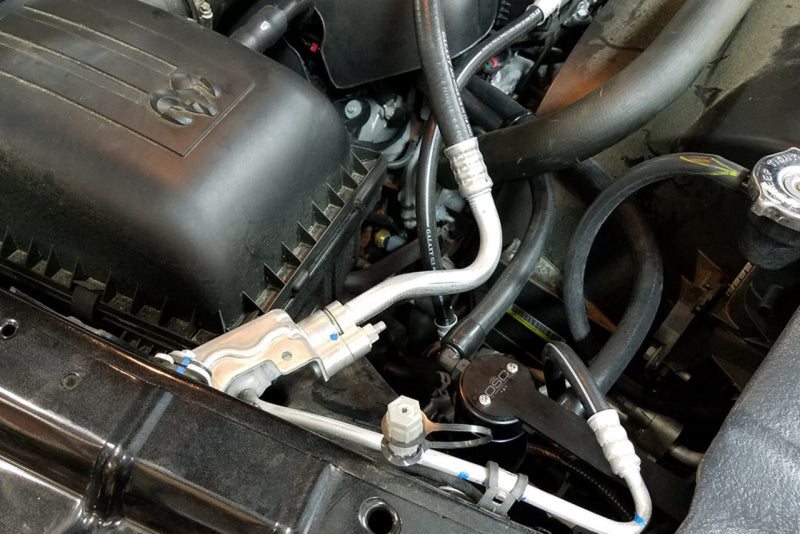 J&L 09-18 Ram 1500 5.7L Passenger Side Oil Separator 3.0 - Black Anodized JLT3065P-B