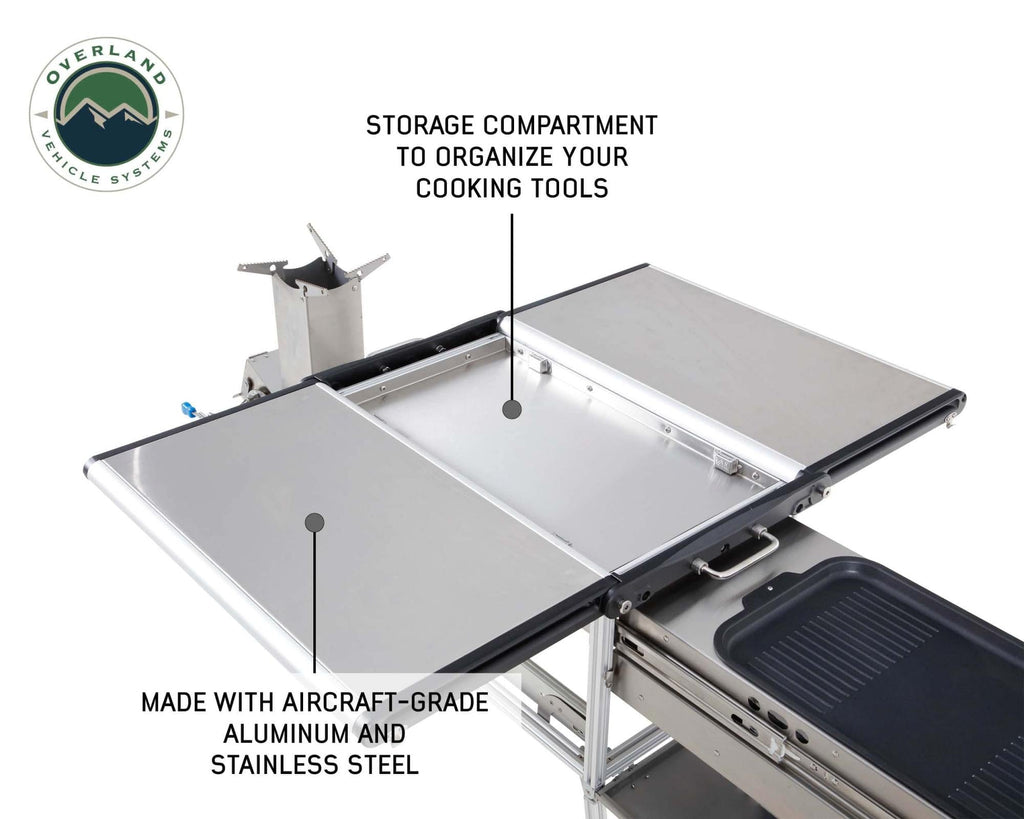 Cook With Overland Vehicle Systems Portable Komodo Camp Kitchen Overland Vehicle Systems - Overland Vehicle Systems 30100001 HYDZ_30100001