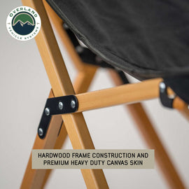 Kick It Camp Chair - Wood Base & Storage Bag Overland Vehicle Systems - Overland Vehicle Systems 30100041 HYDZ_30100041