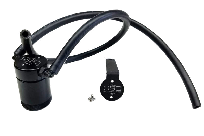 J&L 97-13 Chevy/GM Truck/SUV 4.8L/5.3L/6.0L/6.2L Driver Side Oil Separator 3.0 - Black Anodized JLT3084D-B