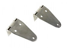 Load image into Gallery viewer, Jeep CJ/YJ Hood Hinge Pair 55-95 CJ and Wrangler YJ Polished Silver Kentrol