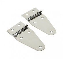 Load image into Gallery viewer, Jeep CJ/YJ Hood Hinge Pair 55-95 CJ and Wrangler YJ Polished Silver Kentrol