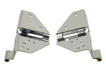 Load image into Gallery viewer, Jeep CJ/YJ Windshield Hinge Pair 76-95 CJ and Wrangler YJ Polished Silver Kentrol