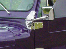 Load image into Gallery viewer, Jeep CJ/YJ Windshield Hinge Pair 76-95 CJ and Wrangler YJ Polished Silver Kentrol