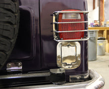 Load image into Gallery viewer, Jeep CJ Rear Body Guard Pair 55-86 CJ Polished Silver Kentrol