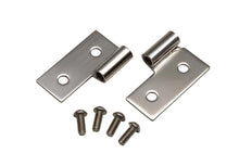 Load image into Gallery viewer, JEEP CJ/YJ/TJ Lower Door Hinge Pair 76-06 CJ Wrangler YJ/TJ Polished Silver Kentrol