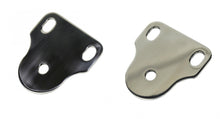 Load image into Gallery viewer, Jeep CJ/YJ Interior Windshield Brackets Pair 76-95 CJ and Wrangler YJ Polished Silver Kentrol