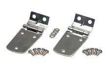 Load image into Gallery viewer, Jeep TJ Hood Hinge Pair 97-06 Wrangler TJ Polished Silver Kentrol