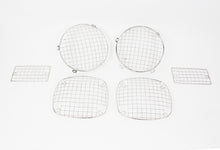 Load image into Gallery viewer, Jeep TJ Wire Mesh Guard Set 6 Pieces 97-06 Wrangler TJ Polished Silver Kentrol