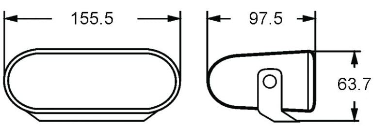 Hella FF75 Series H7 12V/55W Hallogen Fog Lamp Kit HELLA008284801