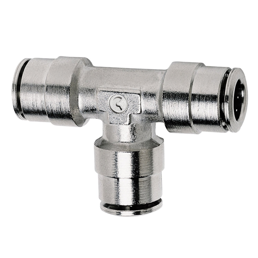 Union Tee Air Fitting; 1/4 in. Push-Lock; Package Quantity Of 1; - Firestone Ride-Rite 3461 BBQZ_3461
