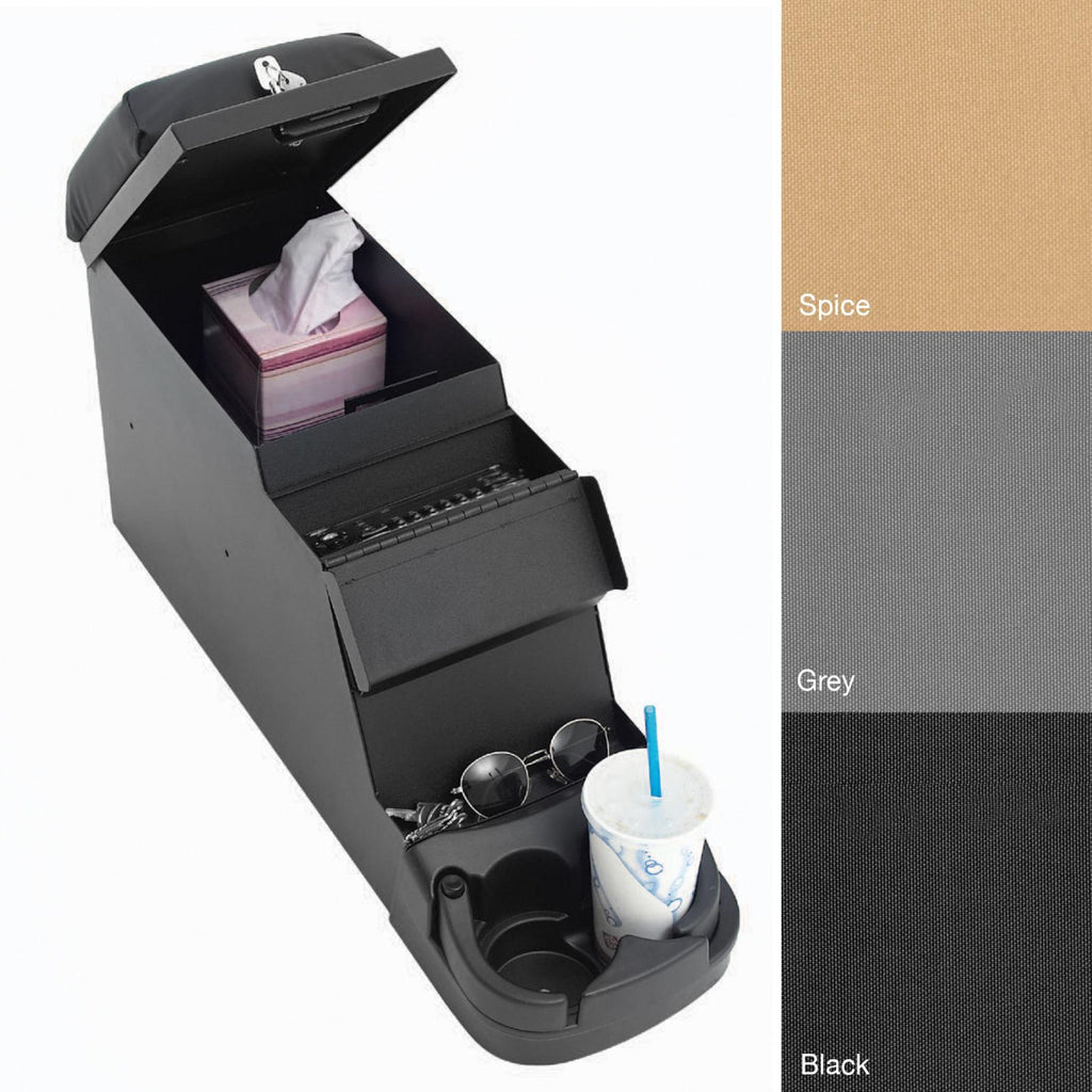 Security Stereo Floor Console 76-95 Wrangler CJ/YJ Denim Black Smittybilt