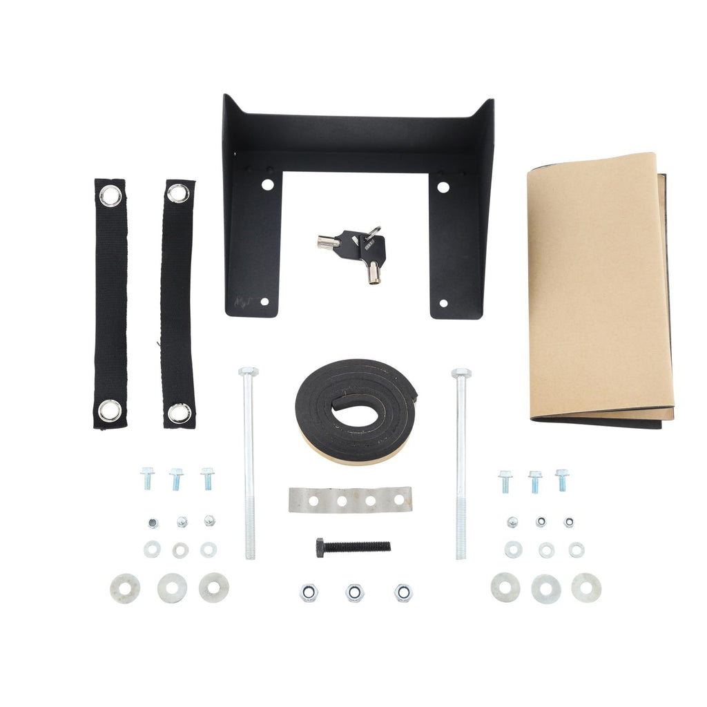 Security Stereo Floor Console 76-95 Wrangler CJ/YJ Denim Black Smittybilt