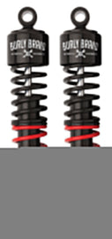 Burly Brand 21-22 Rebel 1100 Stiletto Shocks 13.0in - Black BURB28-1254