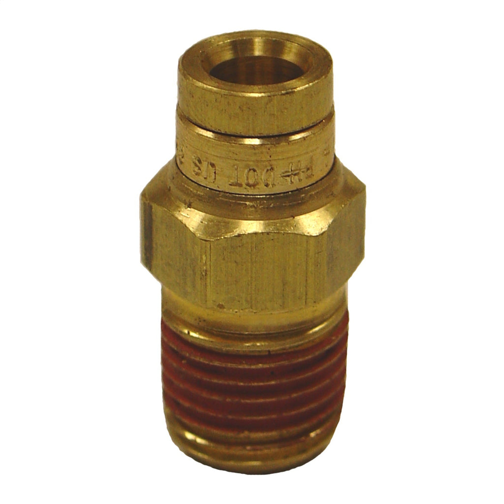 Male Connector Air Fitting; 1/4 in. Push-Lock x 1/4 in. NPT; Package Quantity 2; - Firestone Ride-Rite 3463 BBQZ_3463