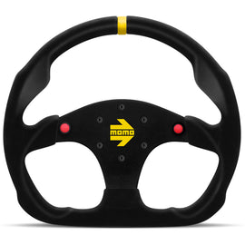 MOD 30 Steering Wheel Black Suede w/Buttons - MOMO Tuning & Safety R1960/32SHB