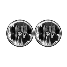 Load image into Gallery viewer, KC HiLiTES 97-06 Jeep TJ/Univ. 7in. Gravity LED H4 DOT Approved Replac. Headlight (Pair Pack System) KCL42361