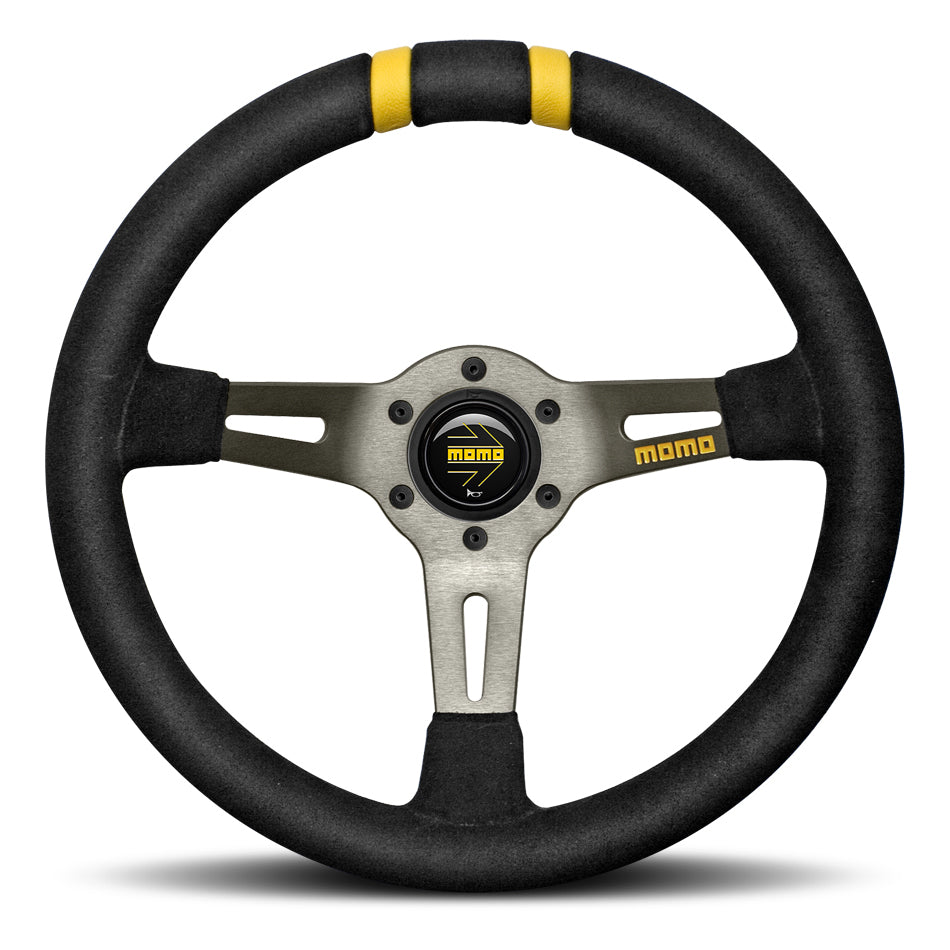 MOD DRIFT Steering Wheel Black Suede - MOMO Tuning & Safety R1907/33S