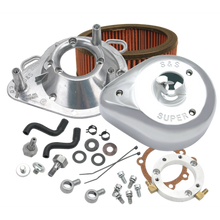 Load image into Gallery viewer, S&amp;S Cycle 93-06 BT w/ Stock CV Carburetors Teardrop Air Cleaner Kit SSC17-0450