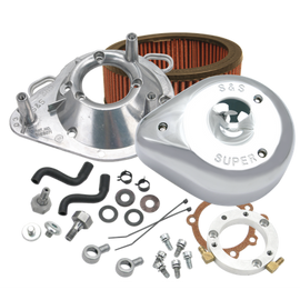 S&S Cycle 93-06 BT w/ Stock CV Carburetors Teardrop Air Cleaner Kit SSC17-0450