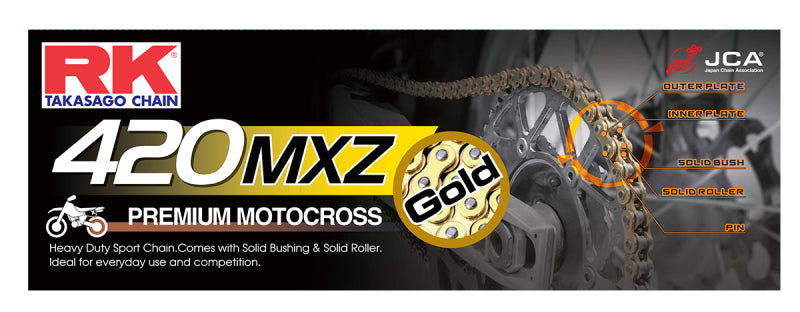 RK Chain GB420MXZ-120 - Gold RKCGB420MXZ-120