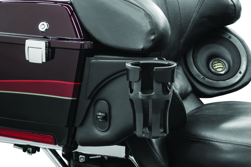 Kuryakyn Reflex Drink Holder-Passenger Mount Black KUR6489