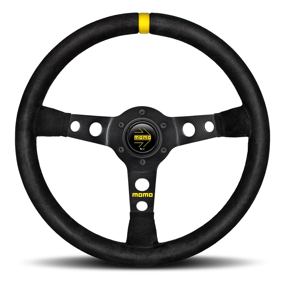 MOD 07 Steering Wheel Black Suede - MOMO Tuning & Safety R1905/35S