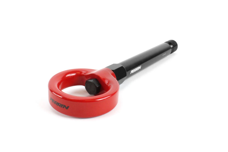 PERRIN 17-21 Honda Civic Si/Type R/Touring/Hatchback Tow Hook Kit Rear - Red PERPHP-BDY-251RD