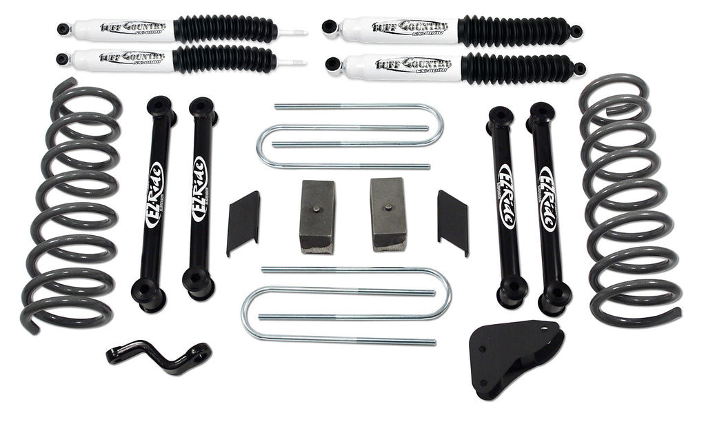 6 Inch Lift Kit 09-13 Dodge Ram 2500/09-12 Dodge Ram 3500 with Coil Springs and SX8000 Shocks Tuff Country