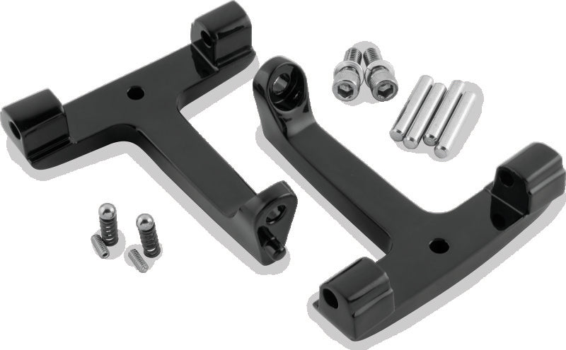 Bikers Choice 93-20 FLH FLT Black Pasanger Floorboard Bracket Replaces H-D 53070-00A BKC488721