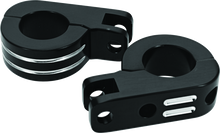 Load image into Gallery viewer, Bikers Choice Black Billet Highway Peg Mounts for 1.25 Inch Engine Guard Universal Custom Pr BKC502319