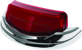 Kuryakyn Tracer Rear Fender Tip Light Chrome Red Lens KUR2966