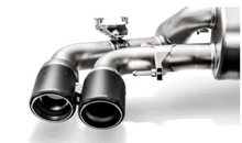 Load image into Gallery viewer, Akrapovic 18+ BMW M5 (F90) Evolution Tail Pipe Set (Carbon) w/ Red/White Akrapovic Logo AKRTP-CT/47/RS