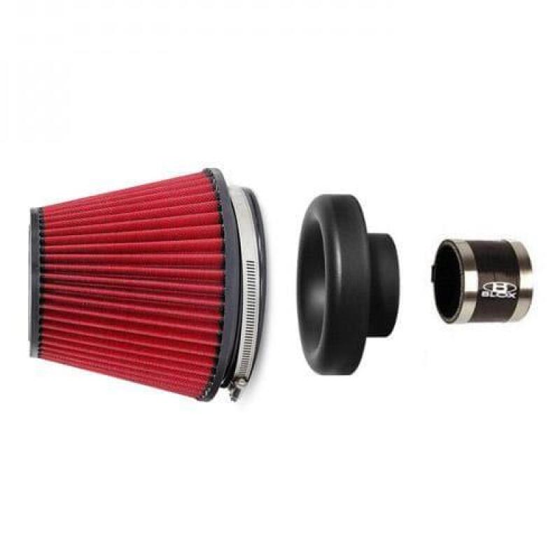 BLOX Racing Performance Filter Kit w/ 4.0inch Velocity Stack Air Filter and 4.0inch Silicone Hose BLOBXIM-00310