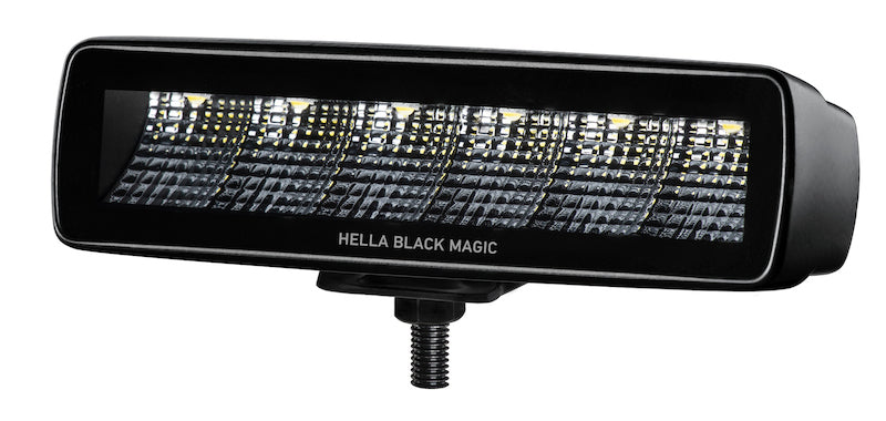 Hella Universal Black Magic 6 L.E.D. Mini Light Bar - Flood Beam HELLA358176201