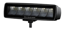 Load image into Gallery viewer, Hella Universal Black Magic 6 L.E.D. Mini Light Bar - Flood Beam HELLA358176201