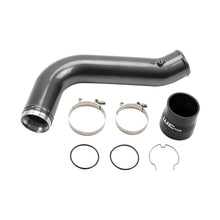 Load image into Gallery viewer, Wehrli 17-19 Chevrolet 6.6L L5P Duramax Passenger Side 3.5in Intercooler Pipe - Gloss Black WCFWCF100530-GB