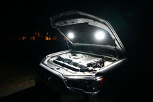 Load image into Gallery viewer, KC HiLiTES Cyclone 2in. LED Universal Under Hood Lighting Kit (Incl. 2 Cyclone Lights/Switch/Wiring) KCL355