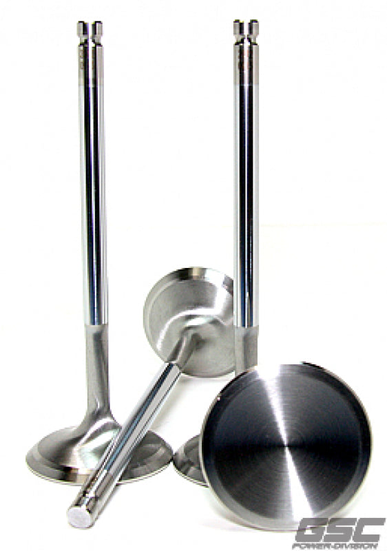 GSC P-D Audi V10 5.2L/DAZA 2.5L 33.8mm Head STD 104.4mm Long Chrome Polished Intake Valve- Set of 10 GSC2252-10