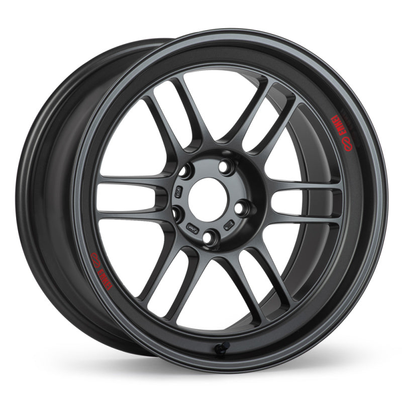 Enkei RPF1RS 18x11 5x114.3 -10mm Offset 75mm Bore Matte Gunmetal Wheel ENK37981165N10GM