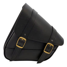 Load image into Gallery viewer, Willie &amp; Max HD Softails, Yam Rd Stars, Kaw Vulcan 900, Suz C50 Brass Monkey Swingarm Bag - Black WAM59776-08