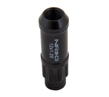 Load image into Gallery viewer, NRG 700 Series M12 X 1.25 Steel Lug Nut w/Dust Cap Cover Set 21 Pc w/Locks &amp; Lock Socket - Black NRGLN-LS710BK-21